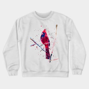 Red Cardinal in Winter Crewneck Sweatshirt